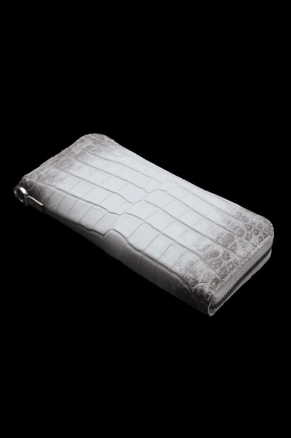 CROCODILE ROUND FASTNER WALLET