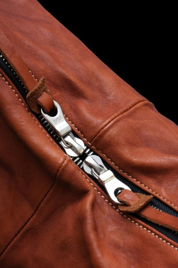 DOUBLE SHOULDER GARMENT-DYED SHOULDER BAG