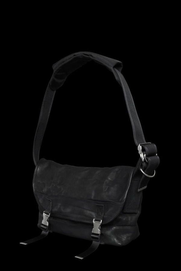 DOUBLE SHOULDER GARMENT-DYED MESSANGER BAG