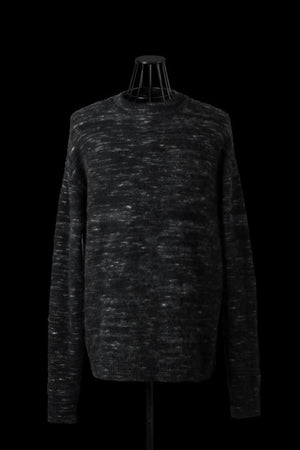 CASHMERE/SUPER KID MOHAIR KNIT PULLOVER