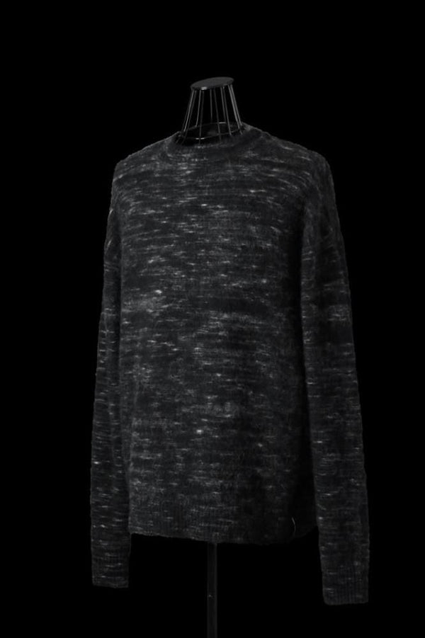 CASHMERE/SUPER KID MOHAIR KNIT PULLOVER