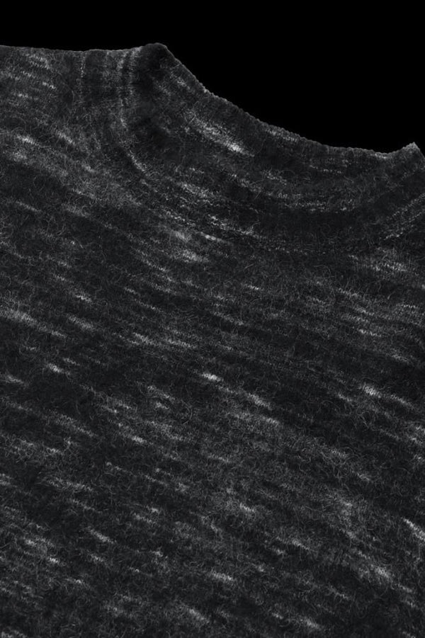 CASHMERE/SUPER KID MOHAIR KNIT PULLOVER