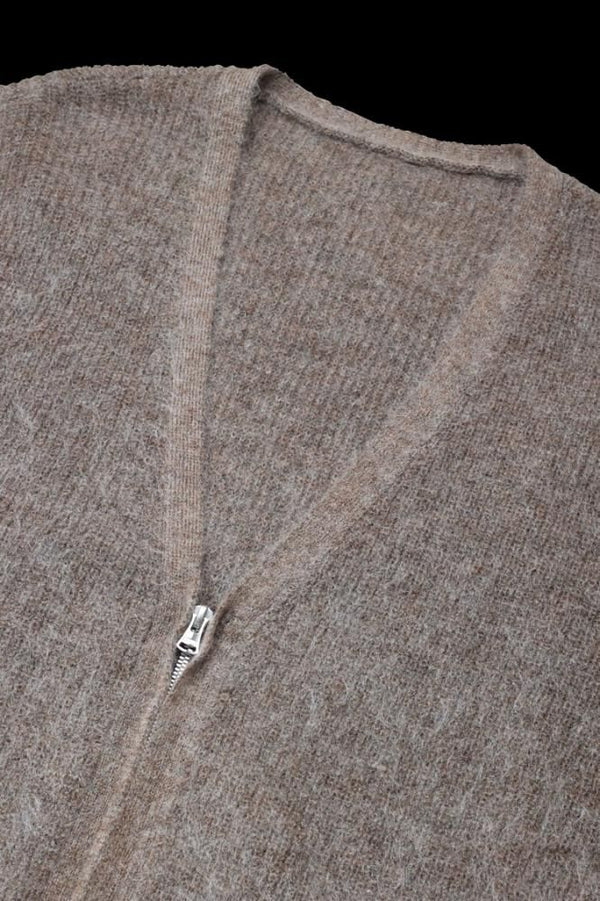MOHAIR KNIT CARDIGAN