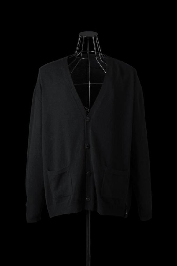 CASHMERE/WOOL KNIT CARDIGAN