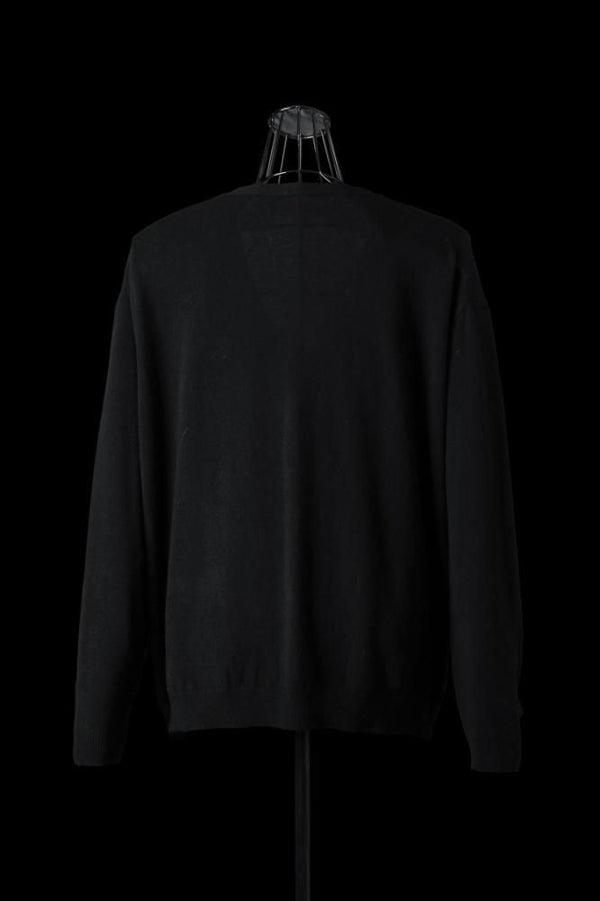 CASHMERE/WOOL KNIT CARDIGAN