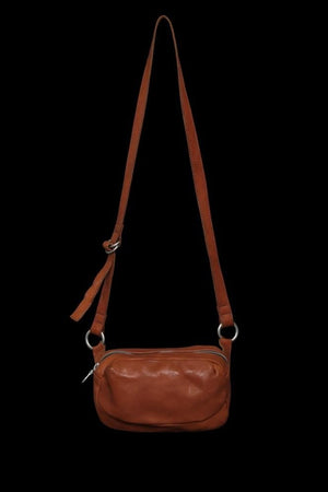 DOUBLE SHOULDER GARMENT-DYED SHOULDER POUCH