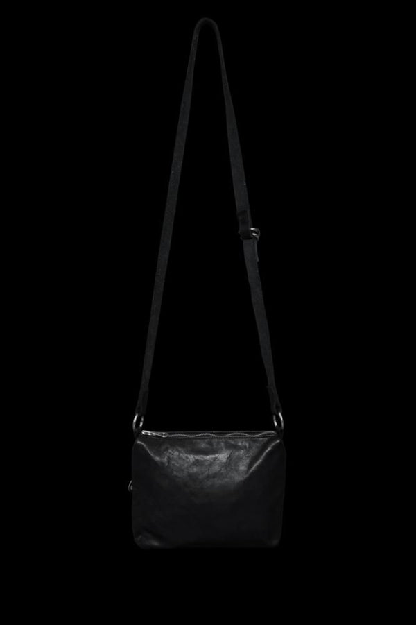 DOUBLE SHOULDER GARMENT-DYED MINI SHOULDER BAG