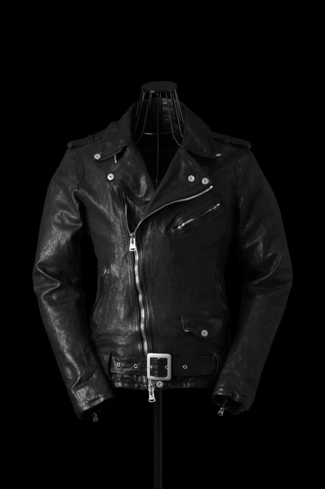 ジャケット・アウター JAPAN CALF NATURAL DYED DOUBLE RIDERS JAPAN CALF NATURAL DYED “GARMENT-WASH” DOUBLE RIDERS - BACKLASH