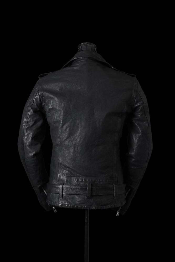 JAPAN CALF NATURAL DYED “GARMENT-WASH” DOUBLE RIDERS - BACKLASH