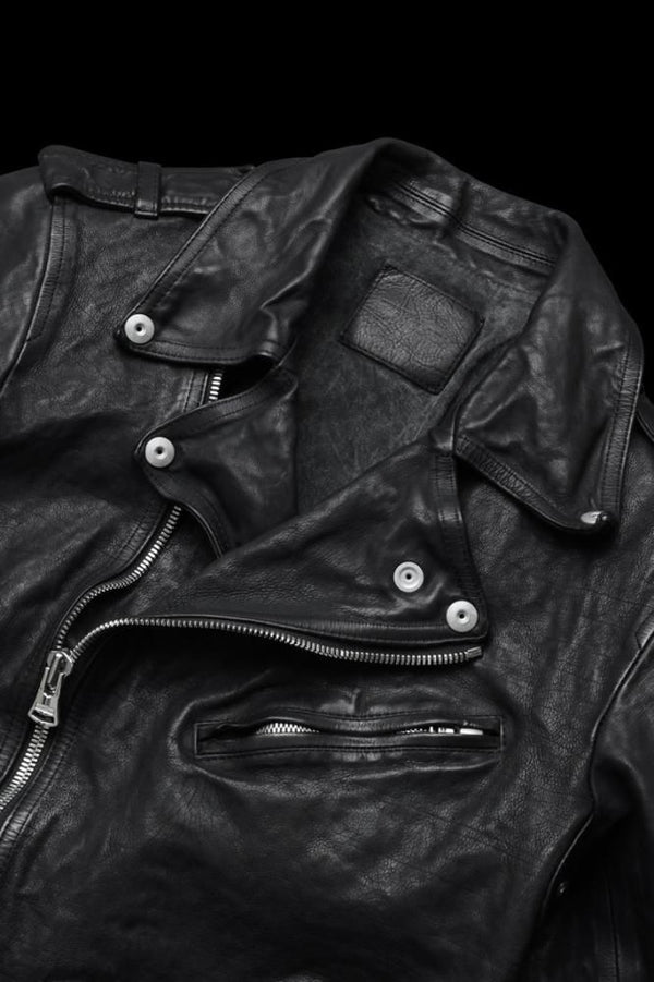 JAPAN CALF NATURAL DYED “GARMENT-WASH” DOUBLE RIDERS