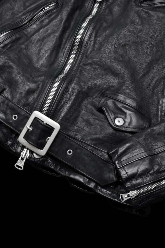JAPAN CALF NATURAL DYED “GARMENT-WASH” DOUBLE RIDERS - BACKLASH