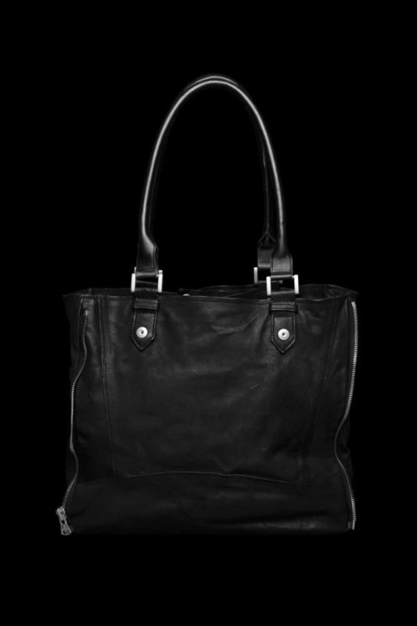 JAPAN CALF GARMENT-WASH RIDERS TOTE-BAG