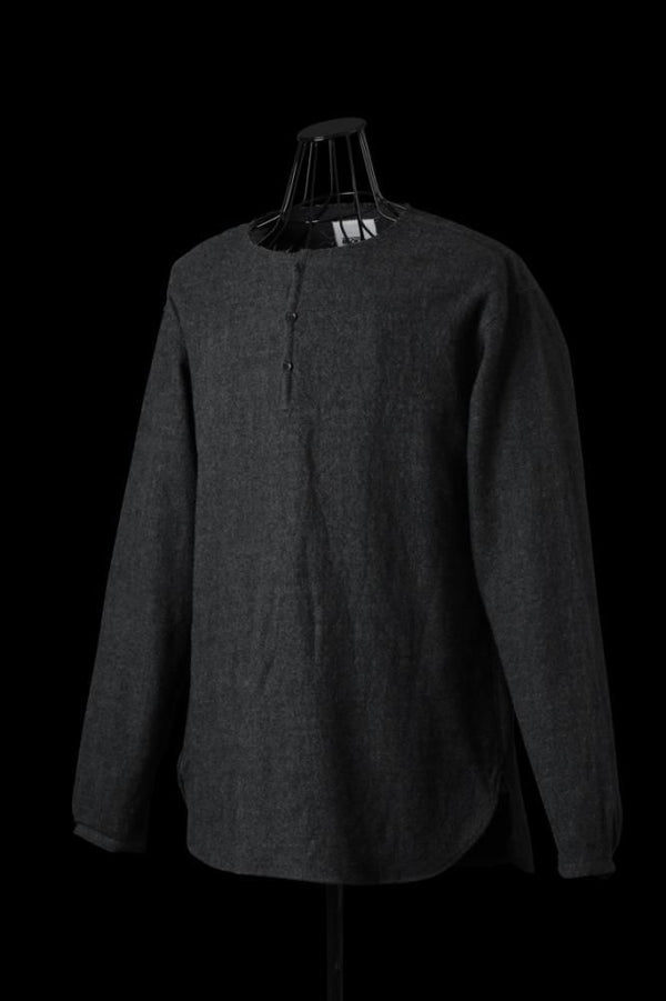 FULLING SOFT SHARK WOOL SHIRT