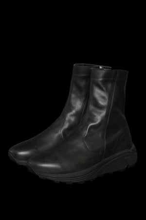 GUIDI CALF SIDEZIP HIGH-TOP SNEAKER BOOTS / Vibram #186C SOLE