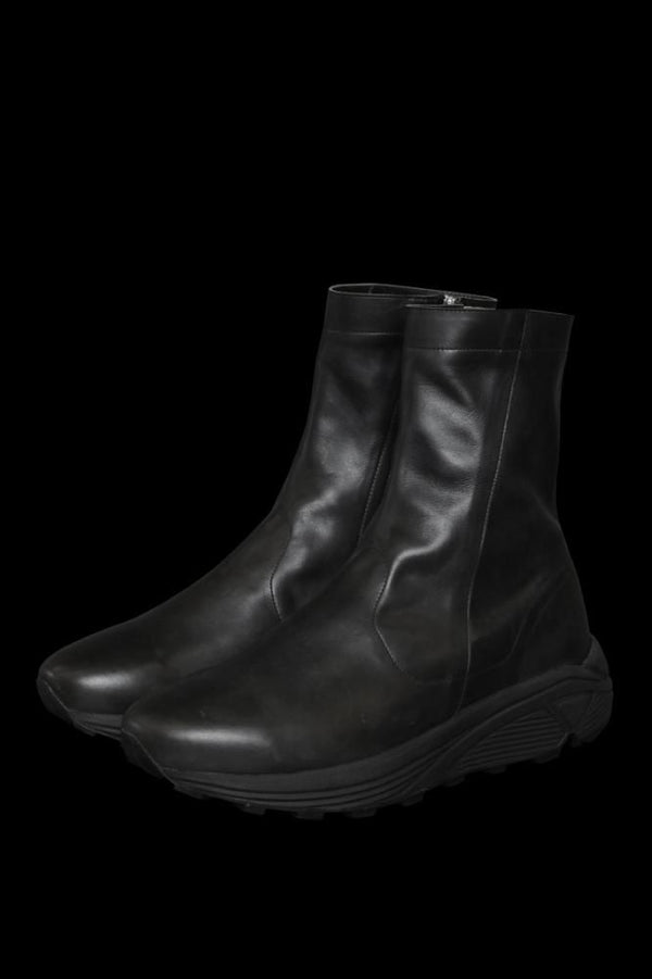 GUIDI CALF SIDEZIP HIGH-TOP SNEAKER BOOTS / Vibram #186C SOLE