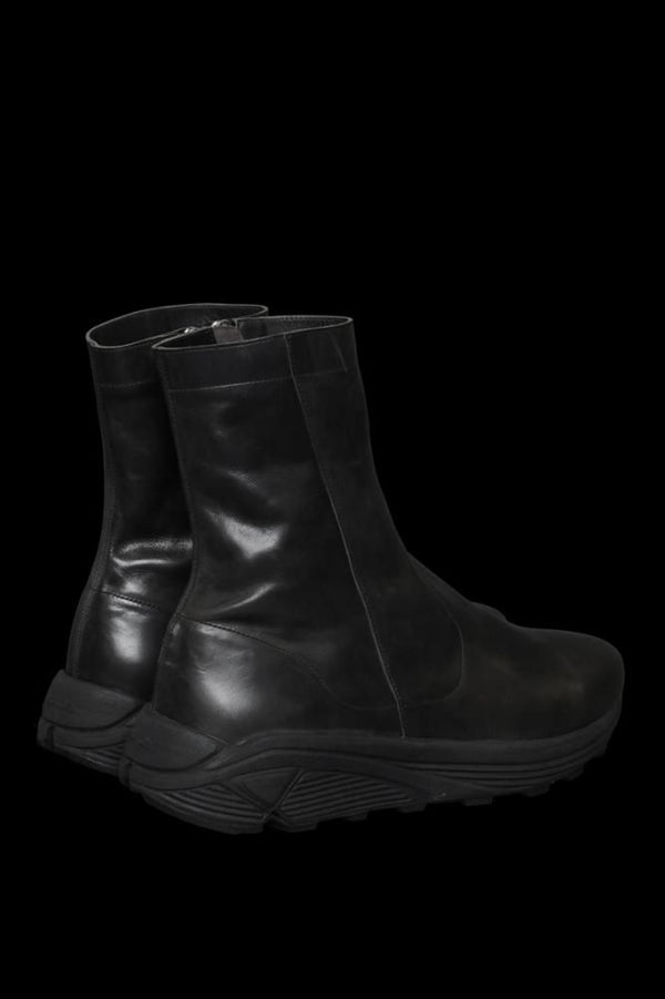 GUIDI CALF SIDEZIP HIGH-TOP SNEAKER BOOTS / Vibram #186C SOLE