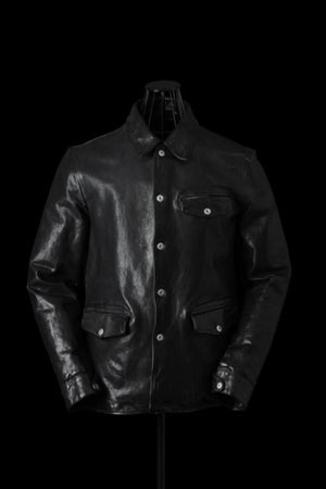 FRENCH SHOULDER “GARMENT-DYED” CAR COAT