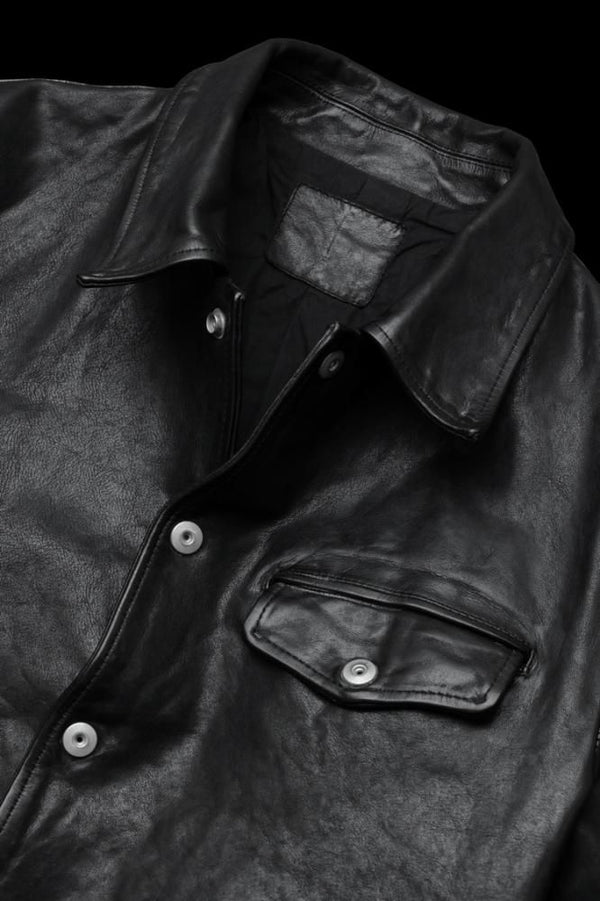 FRENCH SHOULDER “GARMENT-DYED” CAR COAT