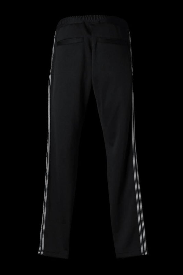 POLYESTER-JERSEY SLIM ZIPPED TRACK PANTS