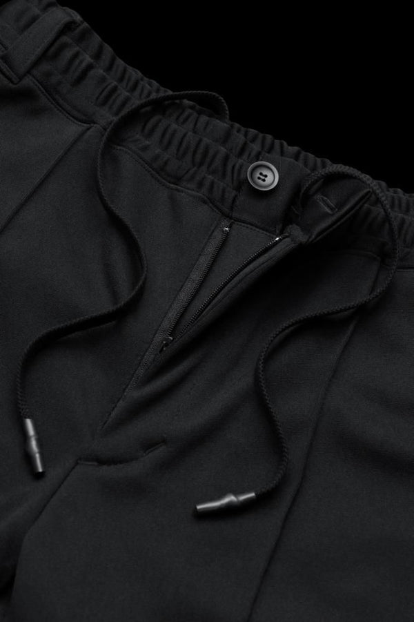 POLYESTER-JERSEY SLIM ZIPPED TRACK PANTS