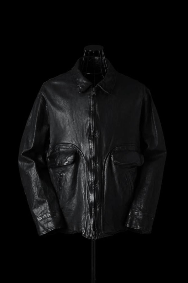 XX Yohji Yamamoto JAPAN CALF “GARMENT-DYED” SINGLE RIDERS