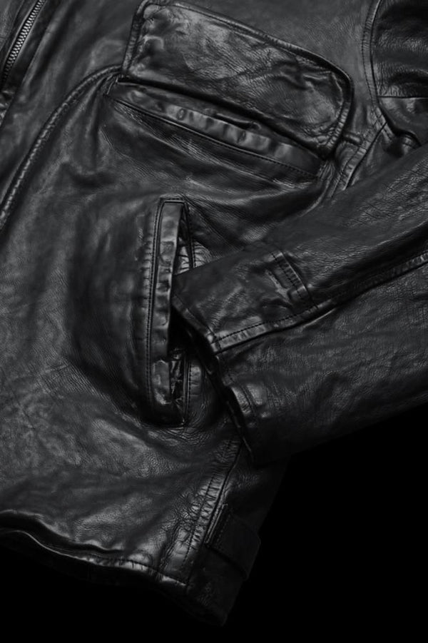 XX Yohji Yamamoto JAPAN CALF “GARMENT-DYED” SINGLE RIDERS