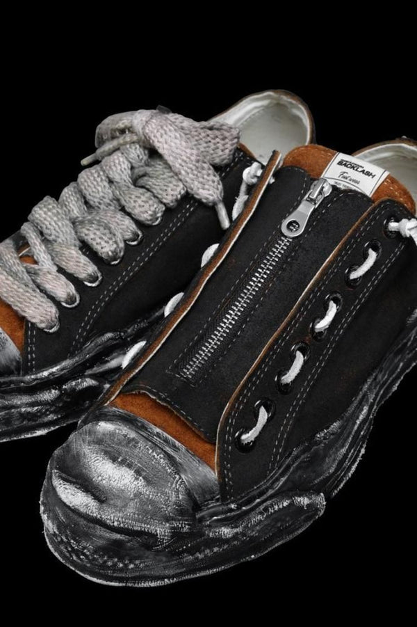 XX Maison MIHARA YASUHIRO “HANK” OG SOLE STEER SUEDE GARMENT-DYED LOW-TOP SNEAKER