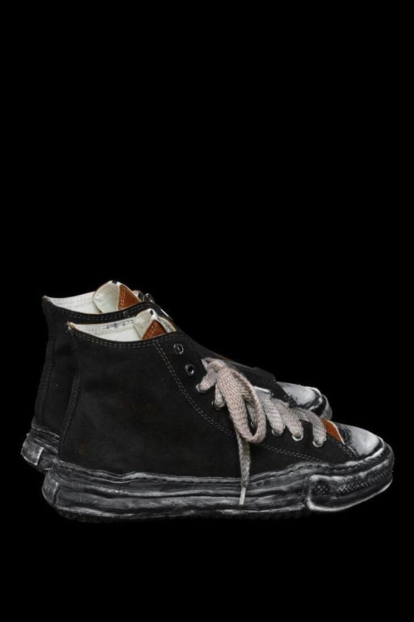 XX Maison MIHARA YASUHIRO “PETERSON” OG SOLE STEER SUEDE GARMENT-DYED HIGH-TOP SNEAKER