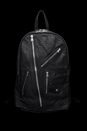 JAPAN CALF GARMENT-WASH RIDERS BACKPACK