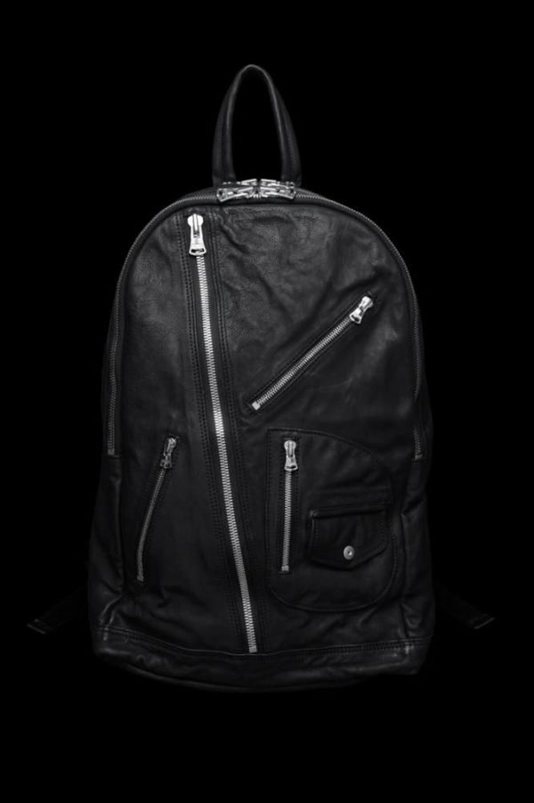 JAPAN CALF GARMENT-WASH RIDERS BACKPACK