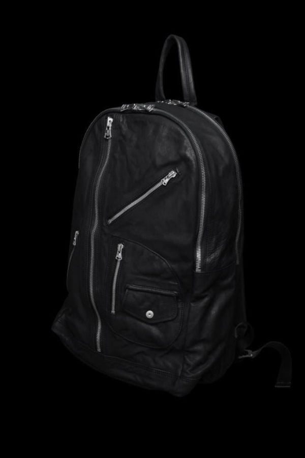 JAPAN CALF GARMENT-WASH RIDERS BACKPACK