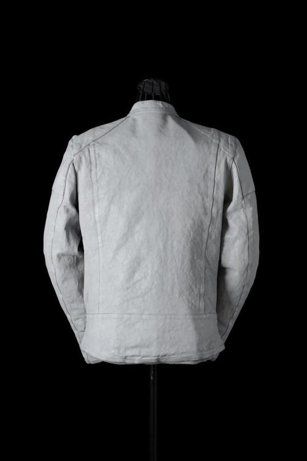 JAPAN CALF NATURAL DYED “GARMENT-WASH” SEMI-DOUBLE RIDERS