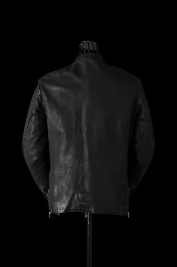 JAPAN CALF NATURAL DYED “GARMENT-WASH” SINGLE RIDERS