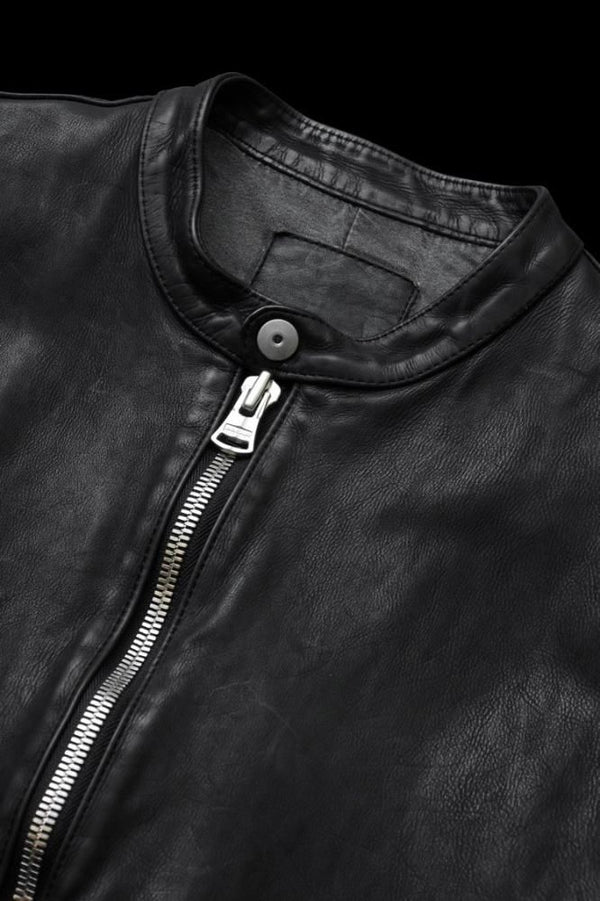 JAPAN CALF NATURAL DYED “GARMENT-WASH” SINGLE RIDERS