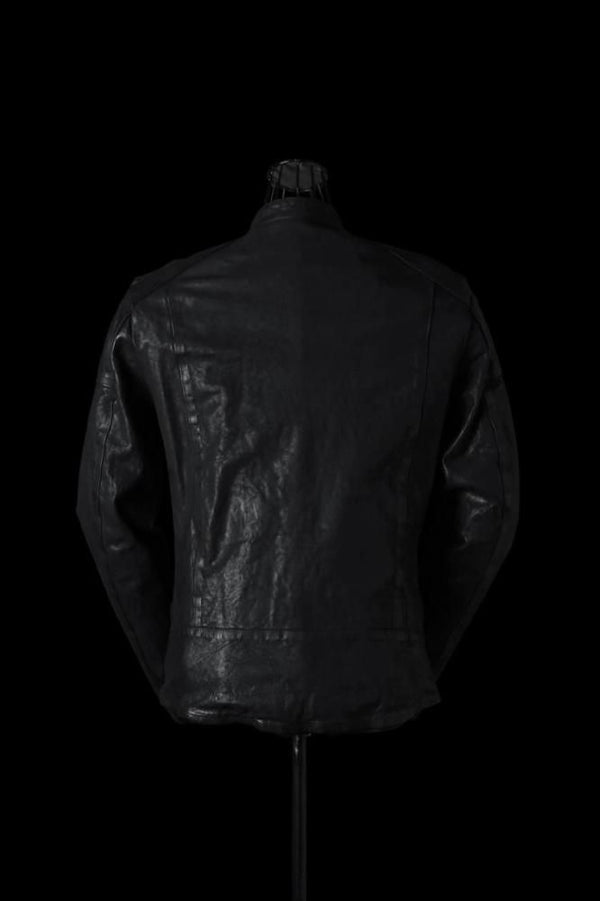 JAPAN CALF NATURAL DYED “GARMENT-WASH” SEMI-DOUBLE RIDERS