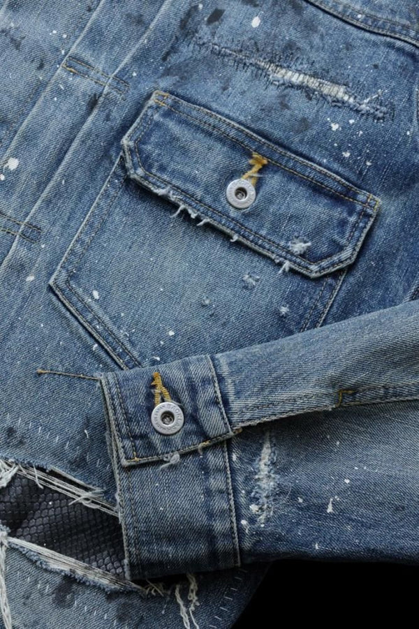 xx KOSUKE MATSUI THE DENIM STRETCH SELVEDGE DENIM 2ND. JACKET "LIGHT.INDIGO"