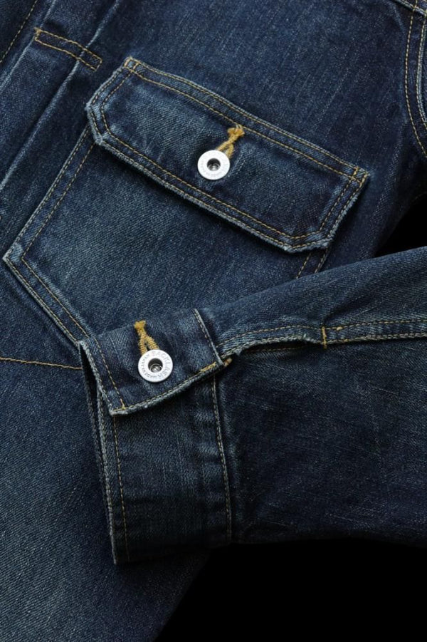 THE DENIM STRETCH SELVEDGE DENIM 2ND. JACKET “DARK.INDIGO”