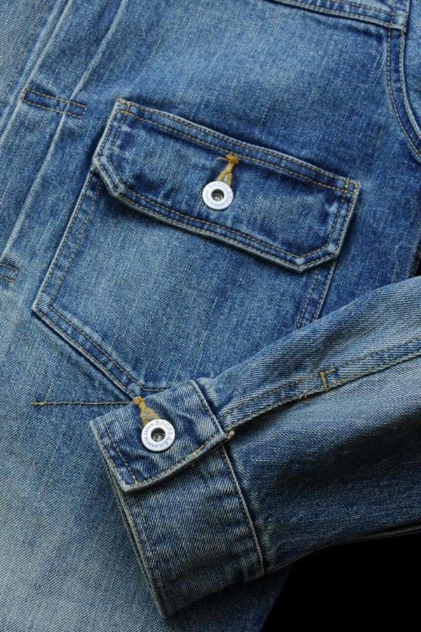 THE DENIM STRETCH SELVEDGE DENIM 2ND. JACKET “LIGHT.INDIGO”