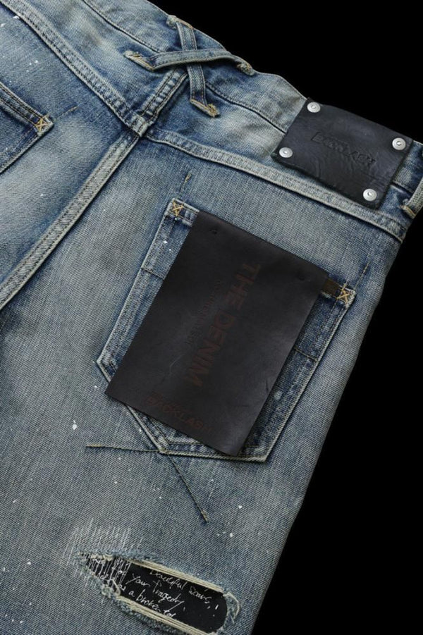 xx KOSUKE MATSUI THE DENIM STRETCH SELVEDGE DENIM STRAIGHT PANTS "LIGHT.INDIGO"