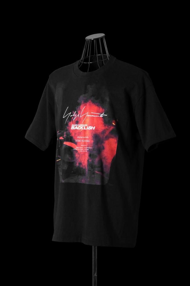Yohji Yamamoto × ISAMU KATAYAMA BACKLASH PHOTOGRAPH T-SHIRT