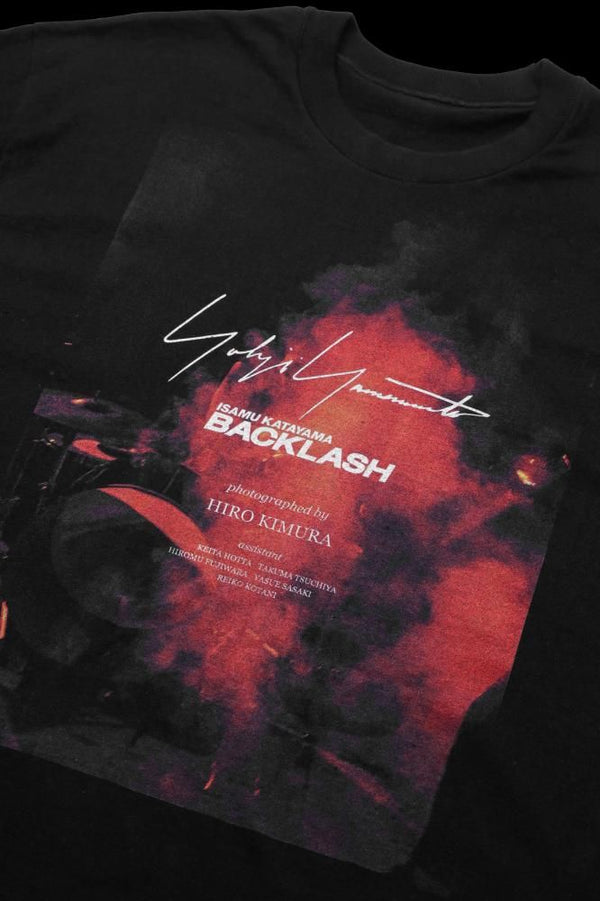 Yohji Yamamoto × ISAMU KATAYAMA BACKLASH PHOTOGRAPH T-SHIRT