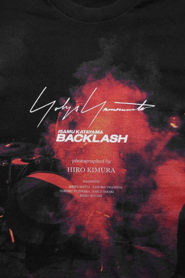 Yohji Yamamoto × ISAMU KATAYAMA BACKLASH PHOTOGRAPH T-SHIRT