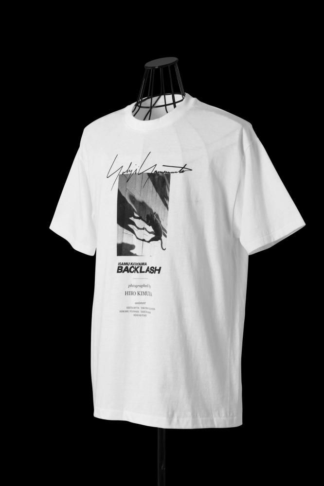 Yohji Yamamoto x BACHLASH Tシャツ Yohji Yamamoto × ISAMU KATAYAMA BACKLASH PHOTOGRAPH T-SHIRT