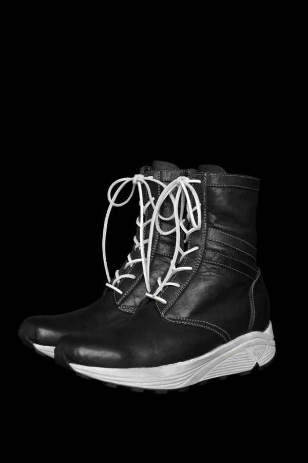 JAPAN SHOULDER “GARMENT-DYED” COMBAT SNEAKER BOOTS / Vibram #186C SOLE