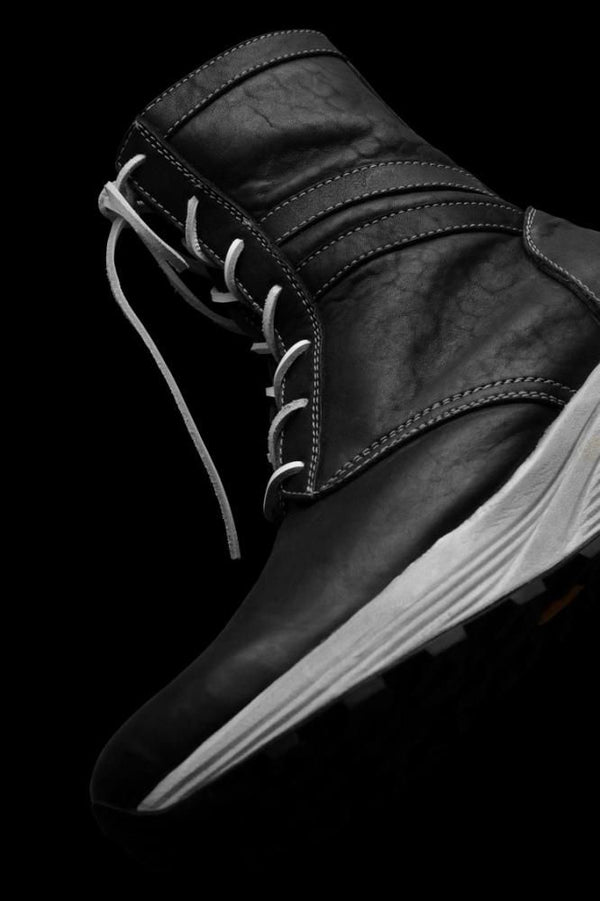JAPAN SHOULDER “GARMENT-DYED” COMBAT SNEAKER BOOTS / Vibram #186C SOLE