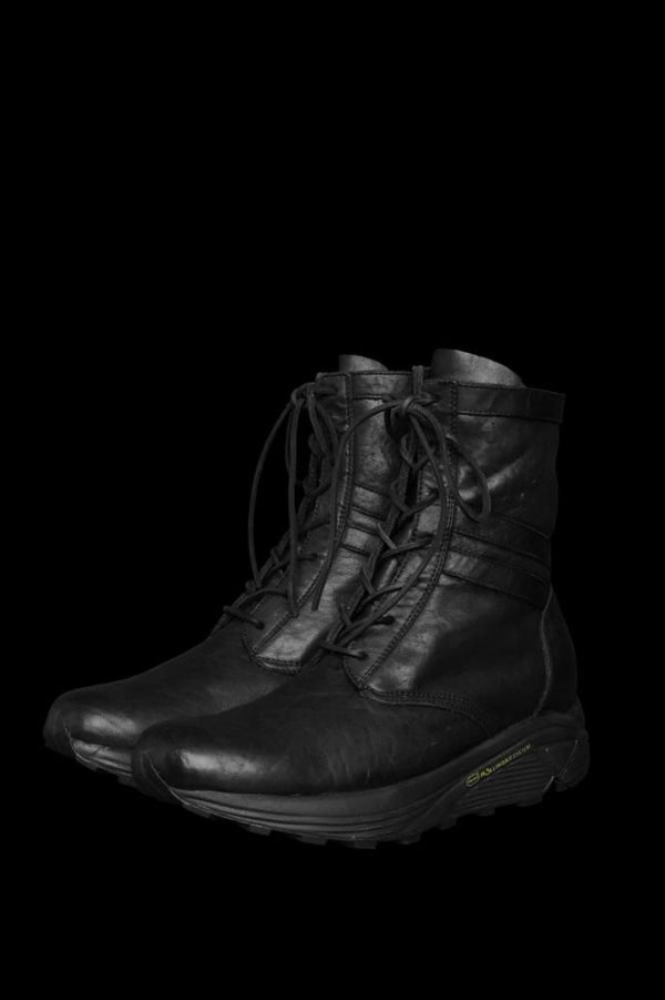 JAPAN SHOULDER “GARMENT-DYED” COMBAT SNEAKER BOOTS / Vibram #186C SOLE