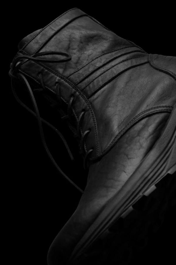 JAPAN SHOULDER “GARMENT-DYED” COMBAT SNEAKER BOOTS / Vibram #186C SOLE