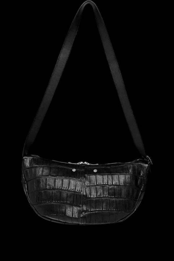 THE LINE CROCODILE SHOULDER BAG