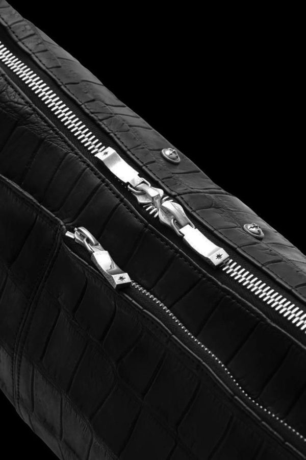 THE LINE CROCODILE SHOULDER BAG