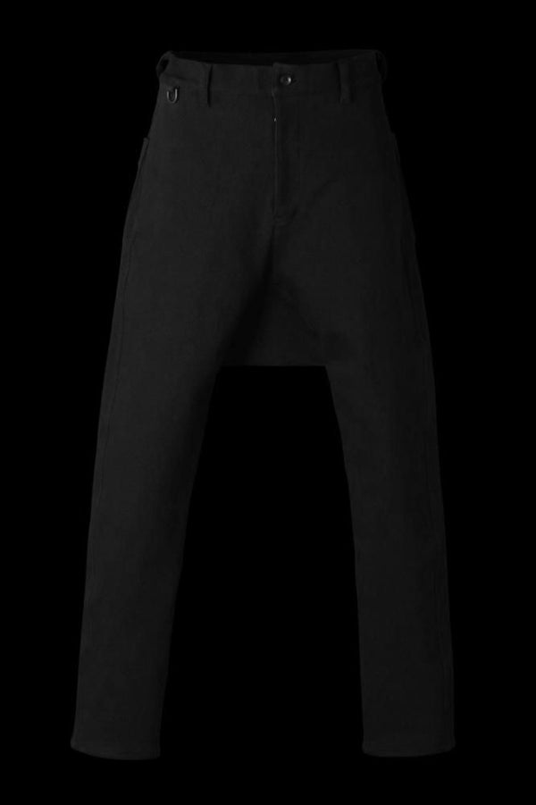 SUPER STRETCH DOBBY CLOTH SARROUEL SKINNY PANTS "GARMENT-DYED"